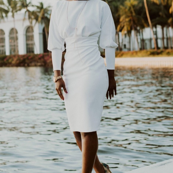 All white Dress/New York & Company - Picture 2 of 3